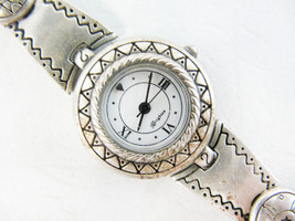 Ladies Brighton Tokyo Silver Tone &amp; Leather Watch - $29.69