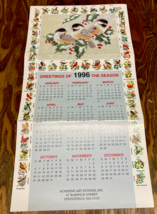 Sunshine arts studio greetings of 1996 the season calendar state birds d... - $19.75