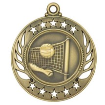 Gold Volleyball Medal w/ FREE Ribbon-Low Ship GM117 - $3.99