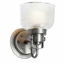 Progress Lighting Archie Collection 5.75" in 1-Light Antique Nickel Bath Sconce  - £31.86 GBP