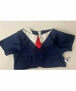Build A Bear Blue Business Suit Blazer Tie Outfit - $8.19 CAD