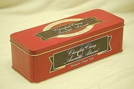 Chocolate Cherry Amaretto Almond Metal Tin Box Advertisement Tin England... - $16.82
