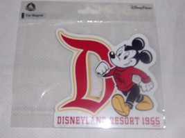 WDW Disney Parks Disneyland Resort 1995 Mickey Mouse Varsity Car Magnet New W/T - £11.79 GBP