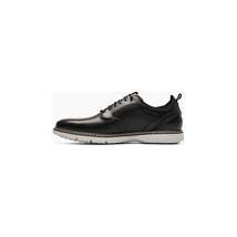 Stacy Adams Sync Plain Toe Elastic Lace Up Sneaker Shoes Leather Black 25662-001 image 5