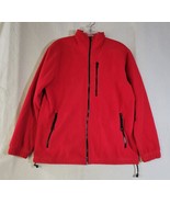 LL Bean Womens Jacket Size Small Red Polyester Full Zip Cinch Bottom Poc... - £13.90 GBP