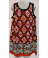 Sequin Hearts Aztec Pattern Grommet Dress Size M - $519.44 MXN