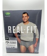Depend Real Fit Incontinence Underwear for Men with Maximum Absorbency L... - $12.83