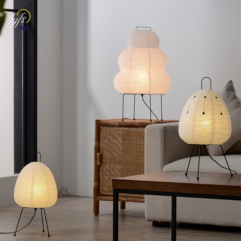 Nordic LED Table Lamp Interior Lighting Wabi Sabi Fixture Living Bedside... - £33.32 GBP+