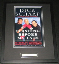 Dick Schaap Signed Framed 11x14 Photo Display w/ Muhammad Ali JSA - £54.91 GBP
