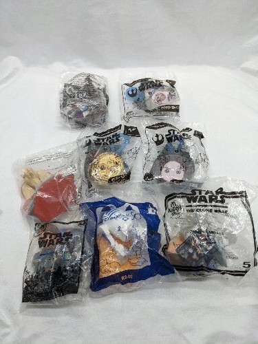 Lot Of (8) Star Wars McDonald&#39;s Happy Meal Toys - $20.05