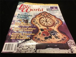 Tole World Magazine February 1996 Bavarian Clock, Easy Steps to Beautiful Faces - £7.96 GBP