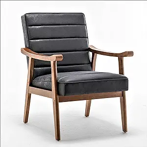 US Pride Furniture Distinctive Mid Century Modern Accent Chair with Open... - $220.99