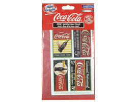 1940&#39;s Thru 1960&#39;s &quot;Coca-Cola&quot; Building Signs Decals for 1/87 (HO) Scale Mode... - £15.82 GBP