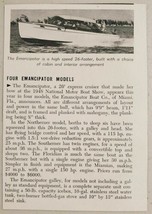 1949 Magazine Photo The Emancipator 26&#39; Express Cruiser Made in Miami,Florida - £7.36 GBP