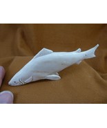 (FISH-W14) Large salmon fish shed moose ANTLER figurine Bali detailed fi... - $1,208.26 MXN