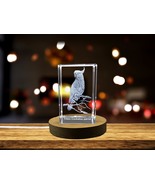 LED Base included | Vivacious Crystal Triton Cockatoo Sculpture - A Feat... - $39.99+