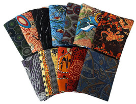 10 Fat Quarters - Australian Aboriginal M&amp;S Textiles Nambooka FQ Bundle M491.15 - £67.93 GBP