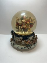 Large Christmas Musical Water Globe With Revolving Base Tested Works Gre... - $30.00