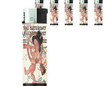 Vintage New Years Eve D15 Lighters Set of 5 Electronic Refillable Butane  - £12.59 GBP