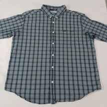 Columbia AM7968 Men's Blue Cotton Plaid Rapid Rivers II Button-Down Shirt Sz 2XL image 11