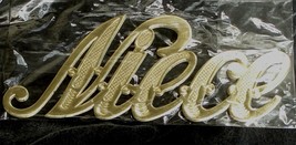 Brand New 10 Pack Gummed, Foil Embossed Neice Decals Brand New - £3.10 GBP