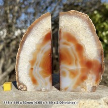 Agate Bookends (Pair) - Spiritual Healing Crystal Stone - $44.23