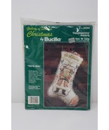Bucilla Gallery of Stitches Christmas Candlewicking Stocking Kit Old St ... - £17.98 GBP