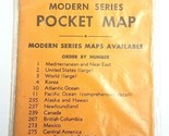 NOS Sealed Vintage 1950s Cram&#39;s Modern Series Pocket Map Australia No 311 - £11.35 GBP