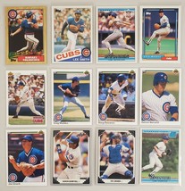 Chicago Cubs Lot of 12 MLB Baseball from 1980&#39;s &amp; 1990&#39;s Palmeiro, Sandberg - £9.33 GBP