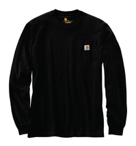 Carhartt K126HTG Men&#39;s Long-Sleeve Workwear Pocket T-Shirt, Black, Large - $46.94