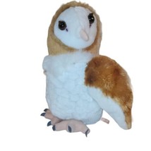 Wild Republic Plush Barn Owl Toy Soft Stuffed Animal Bird Brown White 11” - £8.24 GBP