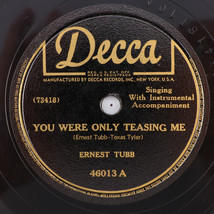Ernest Tubb – You Were Only Teasing Me/I&#39;m Beginning To 1946 78rpm Record 46013 - £8.34 GBP