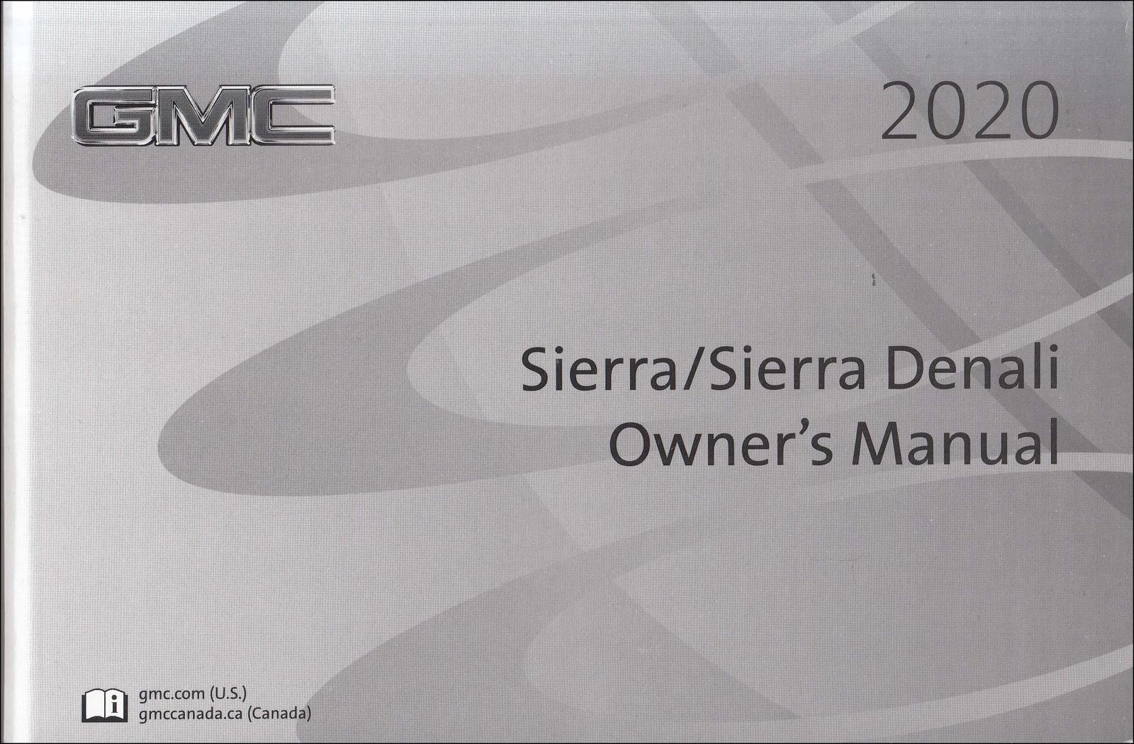 2020 GMC Sierra Owner's Manual Original [Paperback] GMC - Books & Magazines