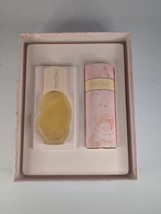 VINTAGE AVON PEARLS &amp; LACE COLOGNE SPARY &amp; TALC POWDER NEW IN GIFT BOX - £30.80 GBP