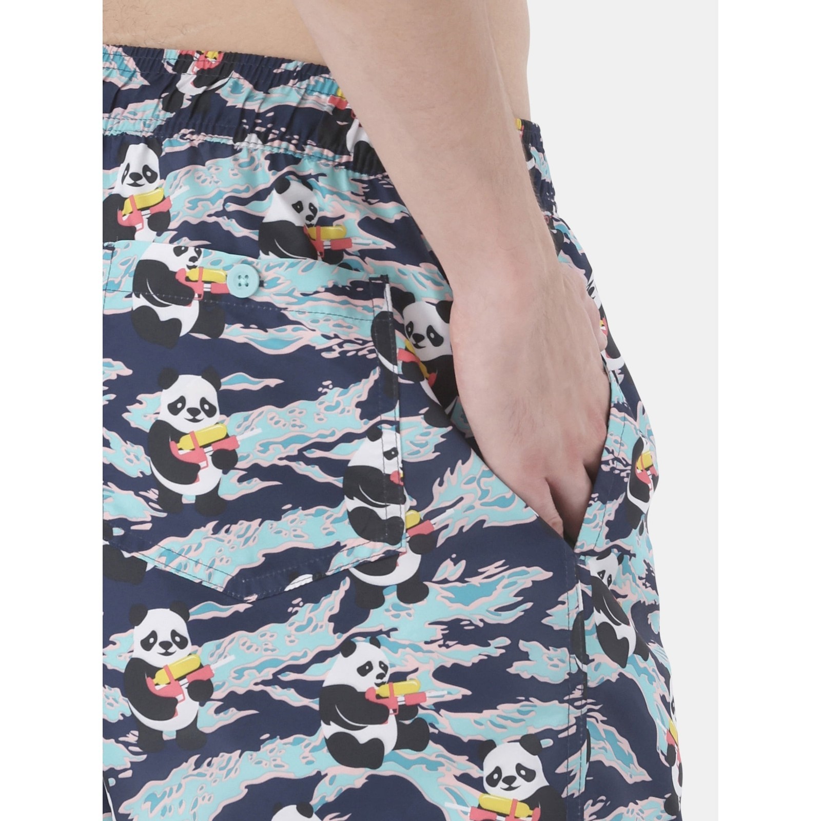 No Boundaries Men's Elastic Waist Swim Trunks 6" Inseam Size S (28-30) Item image 3
