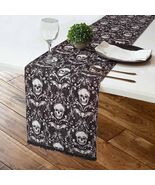 Midnight Shadows Skull Table Runner, 72x13 - $454.41 MXN