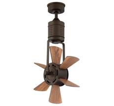 Ceiling Fan W/ Remote Control 20” Rustic Windmill Fan Outdoor Espresso N... - $112.16