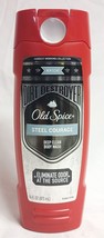Old Spice Dirt Destroyer Body Wash Steel Courage 16 Oz.  - £31.34 GBP