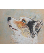 Cardigan Welsh Corgi Dog Art By Cori Solomon - $125.00