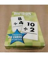 Early Division Flashcards Math Big Cards School Tools Leap Year Publishing - $12.51 CAD