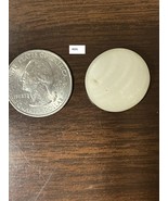 VINTAGE JEWELRY PIN 7/8"  ROUND GLASS PIN 4031 - $1.25