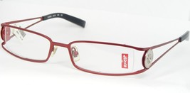 Levi&#39;s LS2503 A019 Red Eyeglasses Glasses Metal Frame 52-18-135mm - £38.33 GBP