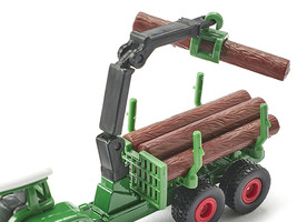 Fendt Favorit 926 Tractor Forestry Trailer w Crane Green w Logs Diecast ... - £18.54 GBP