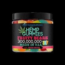 100 Herb  Premium Gummies -Vegan, Delicious- Calm, Anxiety, Stress - Made in USA - £19.10 GBP