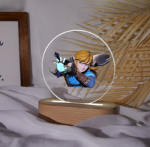Legend of Zelda Night Light LED Lamp Bedside with customizable pattern night - £19.93 GBP