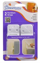 Dreambaby Furniture Straps, Helps Secure Furniture To Wall Prevent Tipping,Qty 2 - $10.95