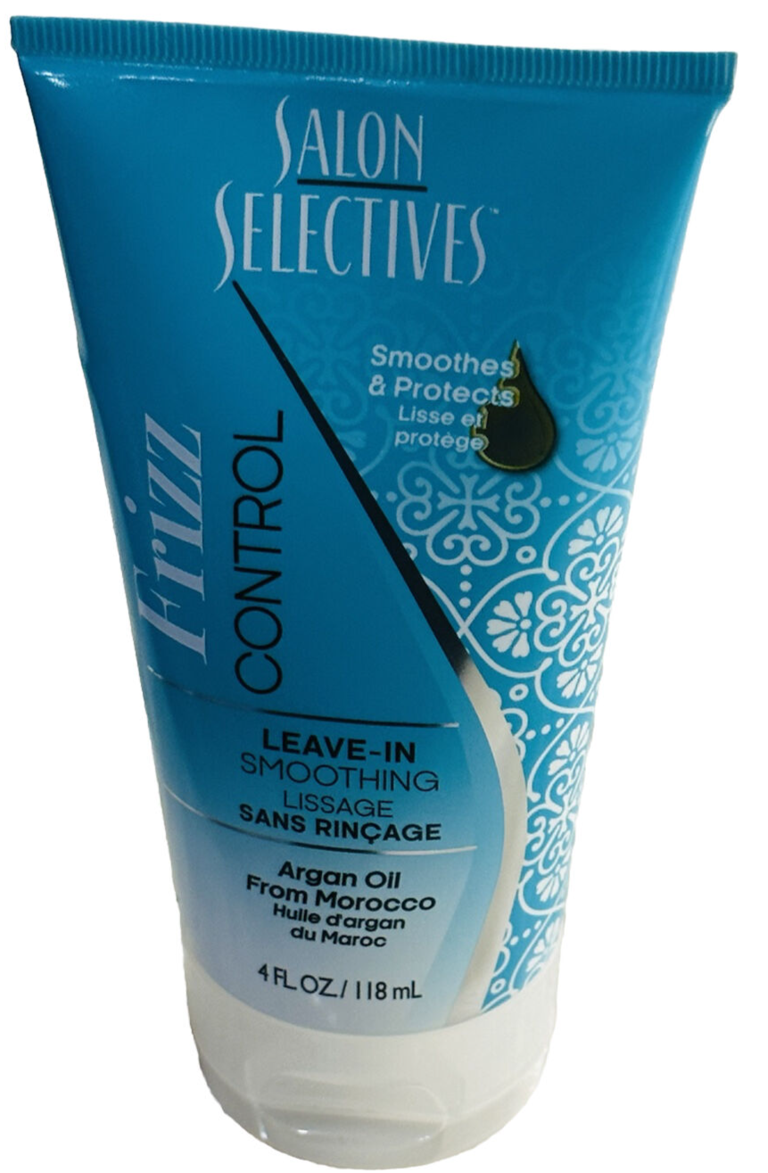 SALON SELECTIVES FRIZZ CONTROL Leave-In ARGAN OIL Smooth+Protect Hair-SH... - $29.58