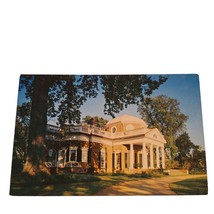 Postcard Monticello Home Of Thomas Jefferson The West Front Charlotteville VA - £5.53 GBP