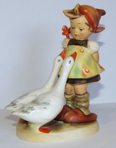 Adorable Vintage Hummel Germany #47/0 Goose Girl Figurine ~Early Crown Mark~ - £62.52 GBP