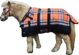 1200D Miniature Weanling Donkey Pony Horse Foal Winter Blanket Orange 51... - $79.19+